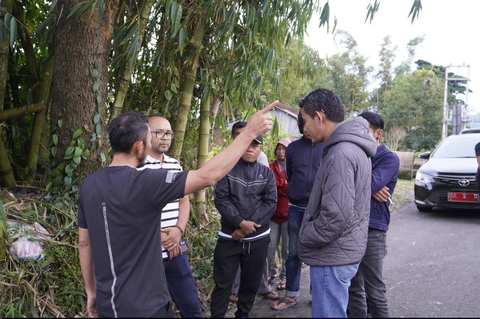 Wawako Allex saat turun lapangan.